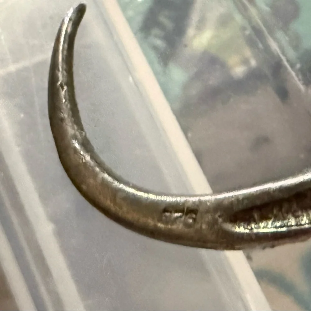 Elegant Sterling Silver Marcasite Lizard Brooch - Picture 3 of 3